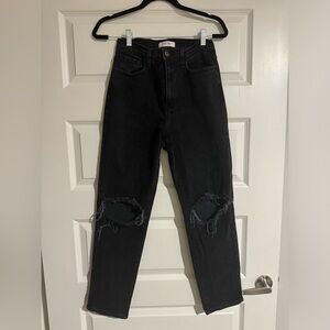 Grey Bandit Black Straight leg Jeans